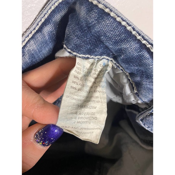 Aura Wrangler Denim Jeans Straight 4 - Picture 5 of 6